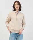 J.PRESS LADIES L 裏毛 ハーフジップ プルオーバー