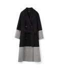 JOSEPH ダブルフェイスカラーブロック　ダブルブレステッドコート