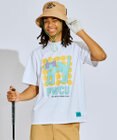 PW CIRCULUS 【UV遮蔽率99% UVカット / 速乾 / ストレッチ】【GOLF OUT掲載】【MEN】アニマルグラフィックモックネックT ゴルフ
