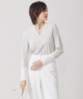 ICB 【WEB限定カラーあり・洗える】 シンセティックフルニードル Vネックプルオーバー