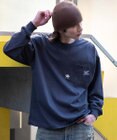 WEGO 【ユニセックス着用ITEM】ポケット刺繍BIG　T（長袖）