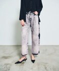 GRACE CONTINENTAL タイダイコクーンデニムパンツ