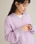 CRAFT STANDARD BOUTIQUE 配色Vネックニットプルオーバー