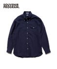J.PRESS MEN 【J.PRESS ORIGINALS】【UNISEX】Cotton Silk Yarn Dyed Twill B.D. Shirts / Baggy-Fit