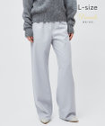 BEIGE， 【L-size】CORBY / ウエストゴムワイドパンツ