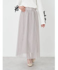 earth music&ecology チュールプリーツスカート