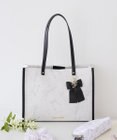 Maison de FLEUR すずらんプリントスクエアトートバッグ