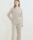 une nana cool 【綿100%】コットンボーダーパジャマ MADE WITH LIBERTY FABRIC