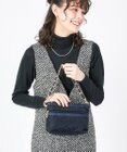 LeSportsac CHAIN COSMETIC CLUTCH/ディープシーブルーキルト