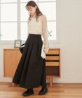 WEGO 【ANGIE VINTAGE】ハイウエストタックフレアスカート