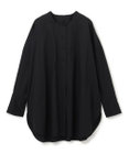 JOSEPH ポプリン　ノーカラープルオーバーブラウス