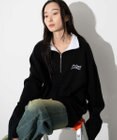 WEGO 【ユニセックス着用ITEM】ワンポイントハーフジッププルオーバー
