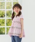 組曲 KIDS 【150-160㎝】ティアードフラワー チュニック