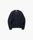 ATON WOOL CASHMERE ALPACA | メッシュＶネックカーディガン