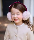 ANY KIDS パール×リボンイヤーマフ