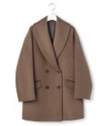 ICB 【WEB＆一部店舗限定】WooloopShortBeaver ショールカラーコート