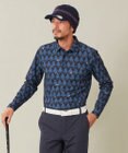 23区GOLF 【MEN】白夜ゴルフ柄 長袖シャツ