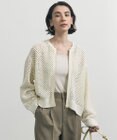 UNFILO クロシェレースニット ZIPカーディガン