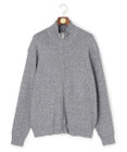 J.PRESS MEN 【KING SIZE】ギマコットンフルジップ カーディガン