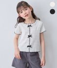ANY KIDS 【一部店舗/WEB先行販売アイテム】ドット×リボン 半袖Tシャツ