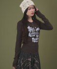WEGO ヘンリーネックロゴトップ