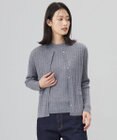 J.PRESS LADIES 【洗える】KNIT BASIC クルーネック カーディガン