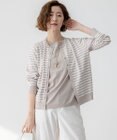 23区 L 【洗える】レーヨンポリエステルストレッチ カーディガン