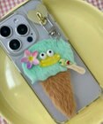 WEGO ミニデリシャスアイスクリームモンスターぬいぐるみキーホルダー