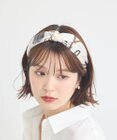earth music&ecology スカーフ柄カチューシャ