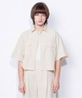 NAVE 【ReNAVE・洗える/撥水加工/接触冷感/UVケア/セットアップ】ナイロンタスラン シャツ