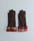 ORuKuBET タータンチェックカフスジャージグローブ(WOMEN)【タッチパネル対応】