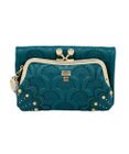 ANNA SUI ピーコック 二つ折り口金財布