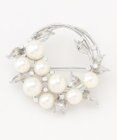 ANY SIS ドロップパール調 ブローチ
