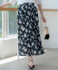 23区 S 【洗える】Ratti シャドーフラワープリント スカート
