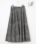 23区 S 【R(アール)】ジオメトリックペイズリープリント スカート