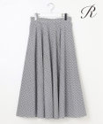 23区 S 【R(アール)】ジオメトリックペイズリープリント スカート