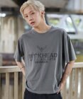 WEGO 【ユニセックス着用ITEM/MLサイズ展開】ステンシルロゴグラフィックT（SS）
