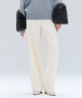 BEIGE， 【Precious掲載】TERNES / 変形タックウールワイドパンツ