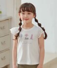 ANY KIDS フラワー スパンコール Tシャツ
