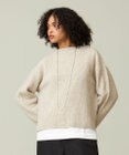 J.PRESS YORK STREET 【WOMEN】ウールカシミヤ ボトルネックショートニット