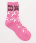 PW CIRCULUS 【WOMEN】【土踏まずをサポート】鹿×モフモフ  ミドルソックス