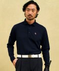 23区GOLF 【MEN】ミニワッフル長袖ポロ