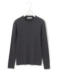 ICB 【洗える】 コンパクトリブ  クルーネックプルオーバー