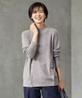 J.PRESS LADIES 【洗える】SEMI WORSTED ハイネック ニット