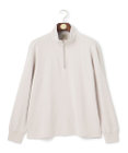 J.PRESS MEN ダウンファブリック ハーフジップ スウェット