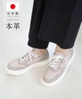 Pointer 日本製 本革軽量 大人厚底スニーカー