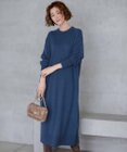 23区 【洗える】ウールカシミヤ ニットワンピース