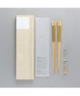 PRESENTERS ROOM toumei / 箔 hashi+hashioki 木箱入り2セット 実