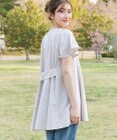 Tiaclasse 【おのののかさん着用】半袖＆七分袖選べる袖丈バックフレアチュニック