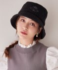 TOCCA 【UV90%以上カット・洗える・サイズ調整可】TWEED BUCKET HAT バケットハット